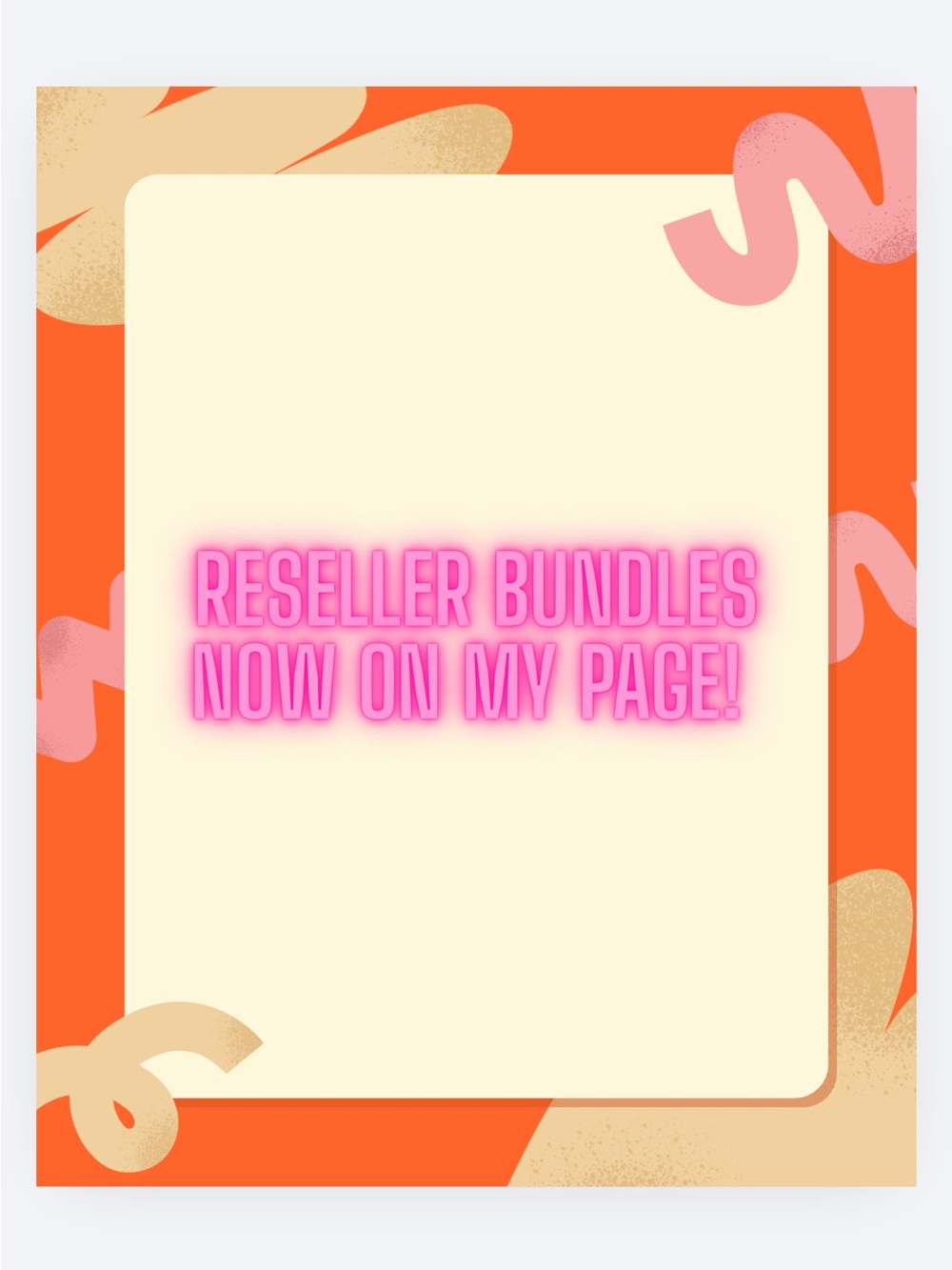 Makeup and self care reseller bundles coming soon! Some already up!